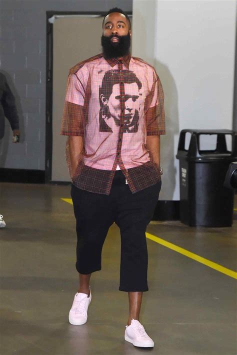 James Harden outfit yesterday